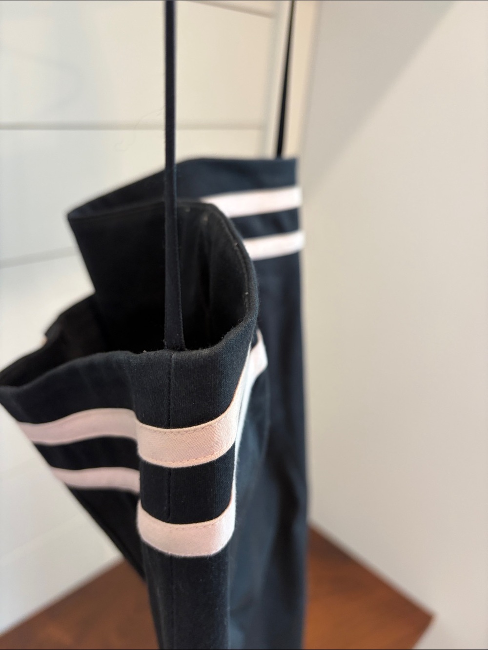 Strapless Black Dress with Light Pink Trim - Picture 9 of 9